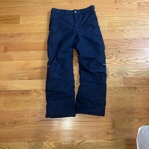 Columbia Youth Snow Pants size L (14/16) Adjustable waist Dark Blue